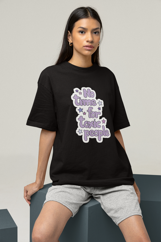 No Toxic People Oversized T-Shirt